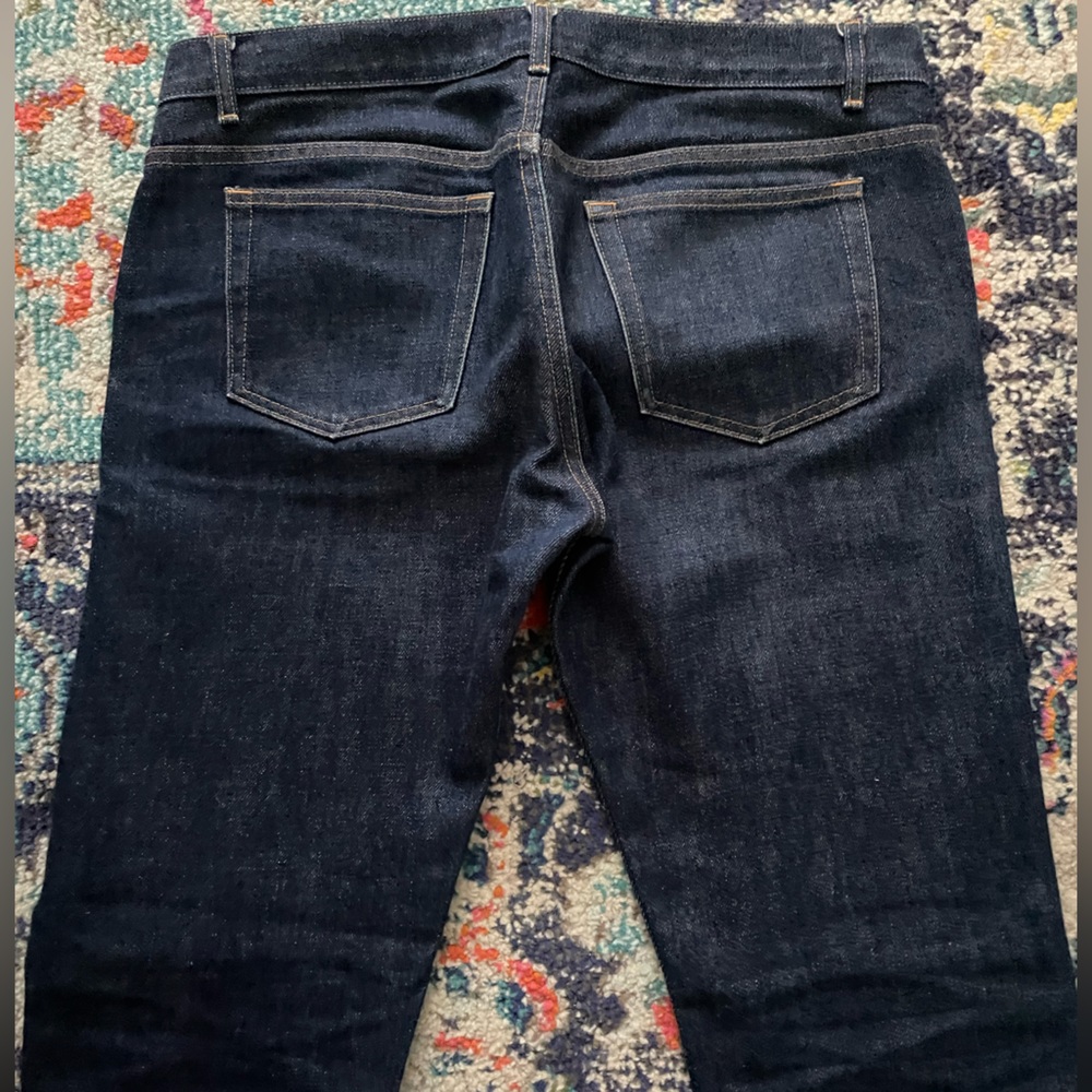 $275 APC dark denim Petit New standard jeans - Picture 6 of 9
